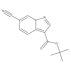 Tert-butyl 6-cyanopyrazolo[1,5-A]pyridine-3-carboxylate Structure