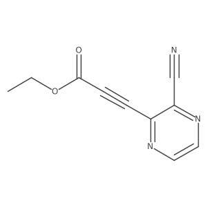 Ethyl 3-(3-cyanopyrazin-2-yl)prop-2-ynoate Structure