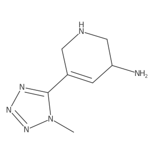 5-(1-methyl-1H-1,2,3,4-tetrazol-5-yl)-1,2,3,6-tetrahydropyridin-3-amine Structure