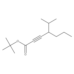 Tert-butyl 4-(propan-2-yl)hept-2-ynoate Structure