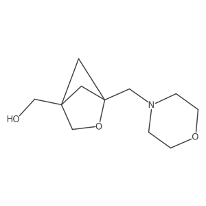 {1-[(Morpholin-4-yl)methyl]-2-oxabicyclo[2.1.1]hexan-4-yl}methanol结构式