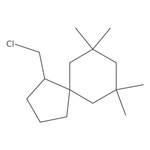 1-(Chloromethyl)-7,7,9,9-tetramethylspiro[4.5]decane Structure