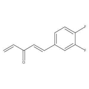 1-(3,4-Difluorophenyl)penta-1,4-dien-3-one结构式