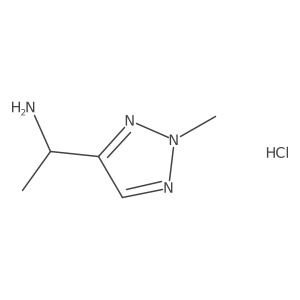 1-(2-Methyl-2H-1,2,3-triazol-4-yl)ethanamine hydrochloride结构式