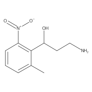 (1R)-3-amino-1-(2-methyl-6-nitrophenyl)propan-1-ol Structure