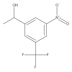 (1S)-1-[3-nitro-5-(trifluoromethyl)phenyl]ethan-1-ol Structure