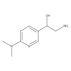 (1R)-2-amino-1-[6-(dimethylamino)pyridin-3-yl]ethan-1-ol Structure