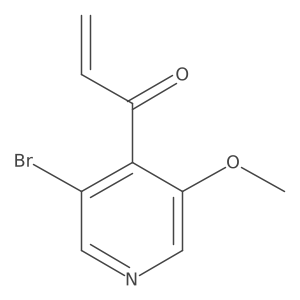1-(3-Bromo-5-methoxypyridin-4-yl)prop-2-en-1-one结构式