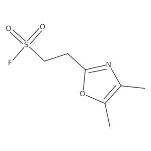 2-(Dimethyl-1,3-oxazol-2-yl)ethane-1-sulfonyl fluoride Structure