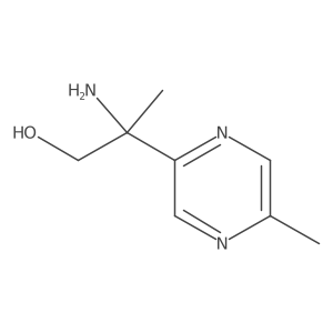 2-Amino-2-(5-methylpyrazin-2-yl)propan-1-ol Structure
