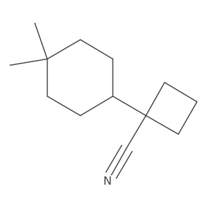 1-(4,4-Dimethylcyclohexyl)cyclobutane-1-carbonitrile Structure