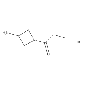 1-(3-Aminoazetidin-1-yl)propan-1-one hydrochloride Structure