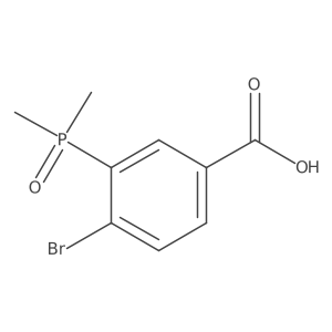 4-Bromo-3-(dimethylphosphoryl)benzoic acid Structure