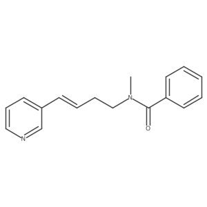 N-Methyl-N-[4-(3-pyridinyl)-3-buten-1-yl]benzamide Structure