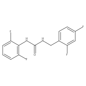 1-(2,6-Difluorophenyl)-3-[(2,4-difluorophenyl)methyl]urea Structure