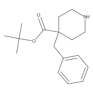 Tert-butyl 4-benzylpiperidine-4-carboxylate Structure