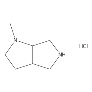 1-Methyl-octahydropyrrolo[2,3-c]pyrrole hydrochloride Structure