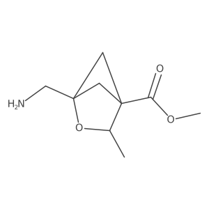 Methyl 1-(aminomethyl)-3-methyl-2-oxabicyclo[2.1.1]hexane-4-carboxylate Structure