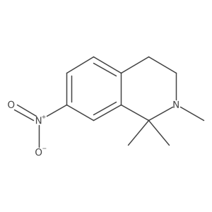 1,1,2-Trimethyl-7-nitro-3,4-dihydroisoquinoline结构式