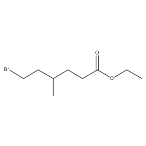 Ethyl 6-bromo-4-methylhexanoate结构式