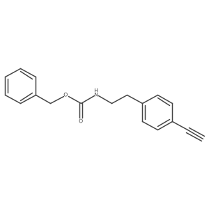 benzyl N-[2-(4-ethynylphenyl)ethyl]carbamate Structure
