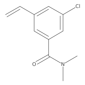 3-Chloro-N,N-dimethyl-5-vinylbenzamide Structure