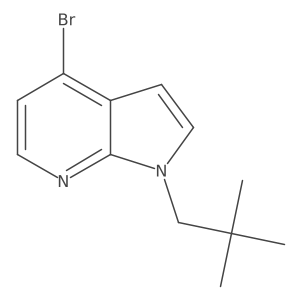 4-Bromo-1-neopentyl-1H-pyrrolo[2,3-b]pyridine Structure