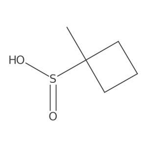 1-Methylcyclobutanesulfinic acid结构式