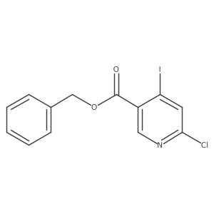 Benzyl 6-chloro-4-iodonicotinate Structure