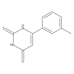 6-(m-tolyl)-2-thioxo-1H-pyrimidin-4-one结构式
