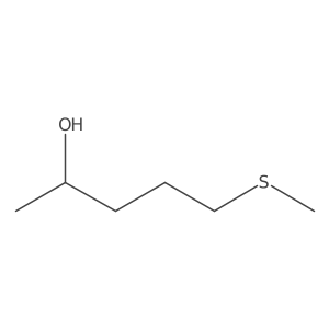 5-(Methylsulfanyl)pentan-2-ol Structure