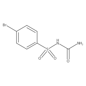N-(Aminocarbonyl)-4-bromobenzenesulfonamide结构式