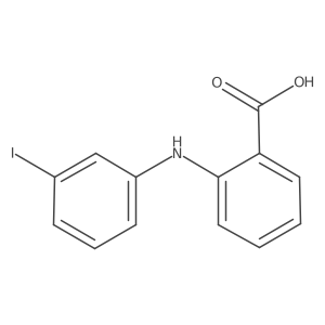 2-[(3-Iodophenyl)amino]benzoic acid结构式