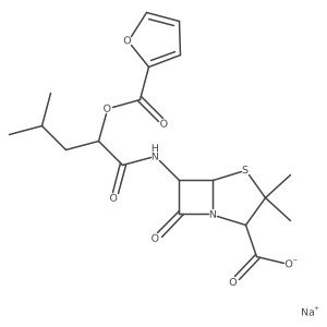 Furbucillin sodium Structure