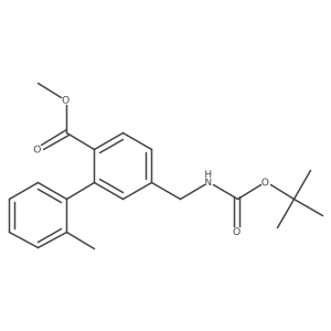 Methyl 4-(N-t-butoxycarbonylaminomethyl)-2-(2-methylphenyl)benzoate Structure