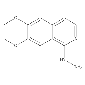 1-Hydrazinyl-6,7-dimethoxyisoquinoline Structure