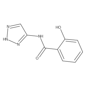 2-Hydroxy-N-1H-1,2,3-triazol-5-ylbenzamide Structure