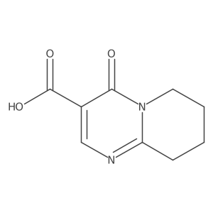 6,7,8,9-Tetrahydro-4-oxo-4H-pyrido[1,2-a]pyrimidine-3-carboxylic acid结构式