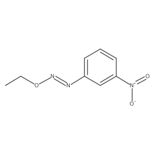 Diazene, ethoxy(3-nitrophenyl)-, (E)- Structure