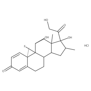 Dexamethasone hydrochloride Structure