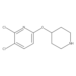 4-(5,6-Dichloro-pyrid-2-yloxy)-piperidine Structure