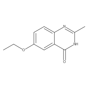 6-Ethoxy-2-methylquinazolin-4(3H)-one结构式