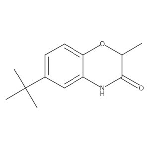 6-Tert-butyl-2-methyl-3,4-dihydro-2H-1,4-benzoxazin-3-one结构式