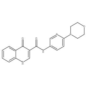 n-(6-Morpholino-3-pyridyl)-4-oxo-1h-quinoline-3-carboxamide Structure