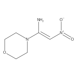 1-Morpholin-4-yl-2-nitroethenamine结构式