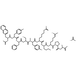 Ozarelix acetate结构式