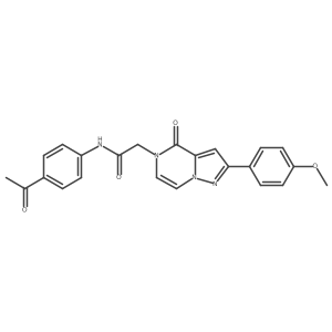 N-(4-acetylphenyl)-2-[2-(4-methoxyphenyl)-4-oxopyrazolo[1,5-a]pyrazin-5(4H)-yl]acetamide Structure