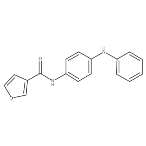 N-[4-(phenylamino)phenyl]furan-3-carboxamide Structure