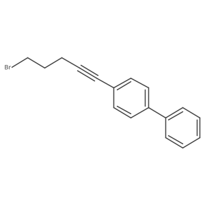 4-(5-Bromo-1-pentyn-1-yl)-1,1a(2)-biphenyl Structure
