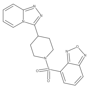 4-{[4-([1,2,4]Triazolo[4,3-a]pyridin-3-yl)piperidin-1-yl]sulfonyl}-2,1,3-benzoxadiazole Structure